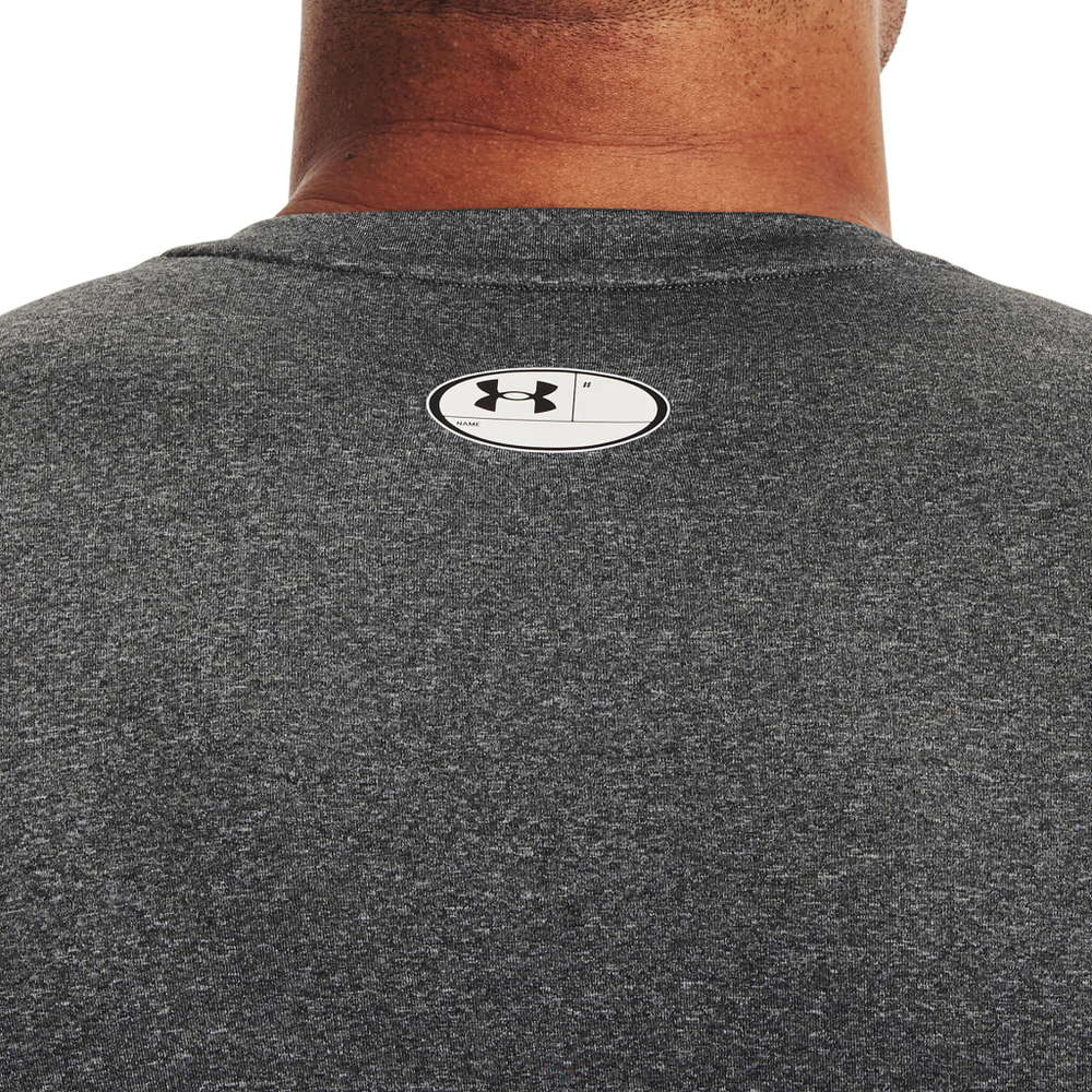 Мужское теннисное поло Under Armour Heatgear Comp T-Shirt Men - Grey