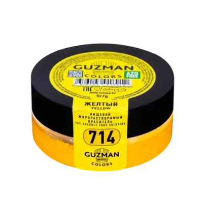 Желтый -жирорастворимый краситель GUZMAN -5г