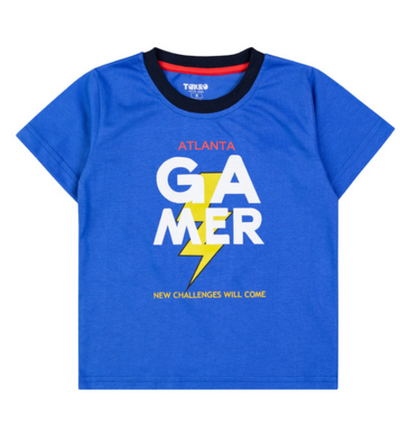 Футболка д/мальчика р.116 M0772K-3/6 голубой (Такро), 1 шт.