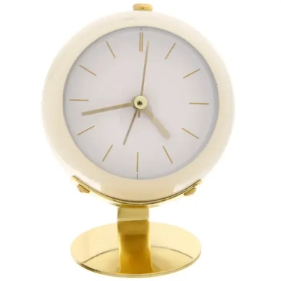 Будильник «ALICE» 8,5*5см сливочный