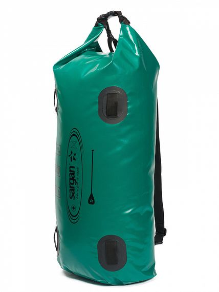 Гермо-Мешок-Рюкзак Sargan Саппер-50 2 лямки, крепления к сапборду 50 л зеленый изумруд