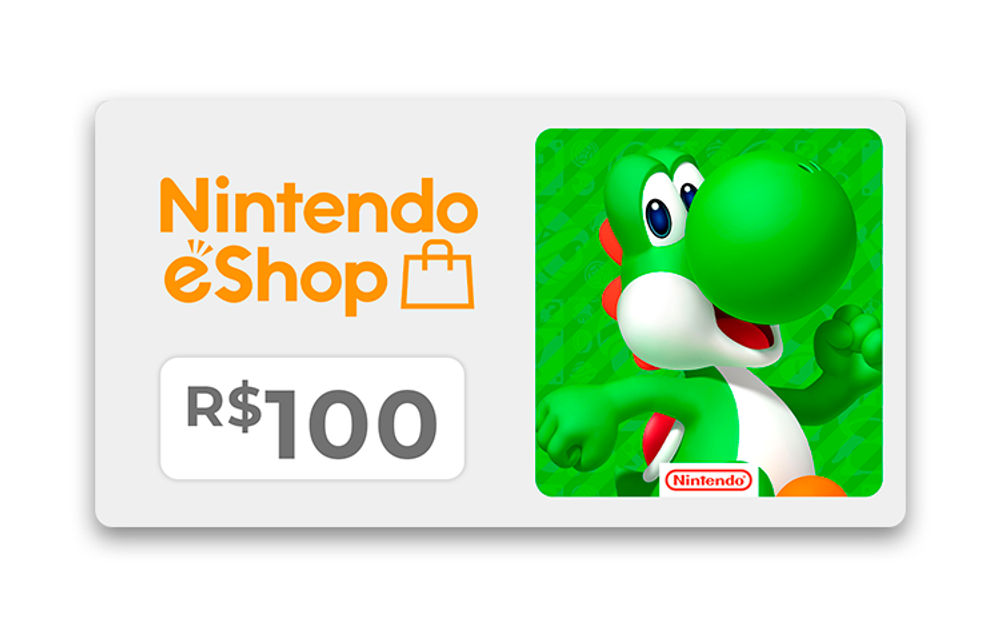 Карта оплаты Nintendo eShop 100 BRL Brazil [Цифровая версия]