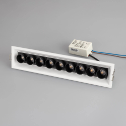 Светильник MS-ORIENT-BUILT-TURN-TC-S67x300-20W Day4000 (WH-BK, 30 deg, 230V) (Arlight, IP20 Металл, 5 лет) 032231