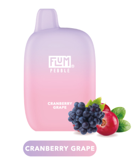 FLUM Pebble Cranberry grape (Клюква-виноград) 6000 затяжек 20мг (2%)