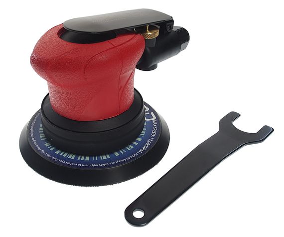 Машинка пневматическая шлифовальная 12000об/мин.,90PSI,диск 5&quot;,(без отверстия) орбита 5мм JTC