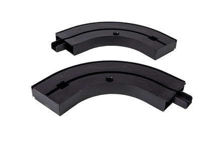 черные ЗАКРУГЛЕНИЯ 1-рядные (пара) в упак.