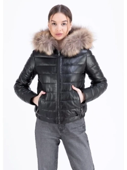 Куртка женская из натуральной  кожи
