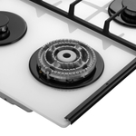 Газовая варочная панель Meferi MGH604WH GLASS POWER фото 10