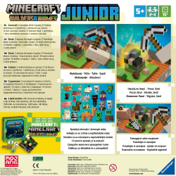 Ravensburger - Minecraft Junior Builders & Biomes Strategy Game 246885