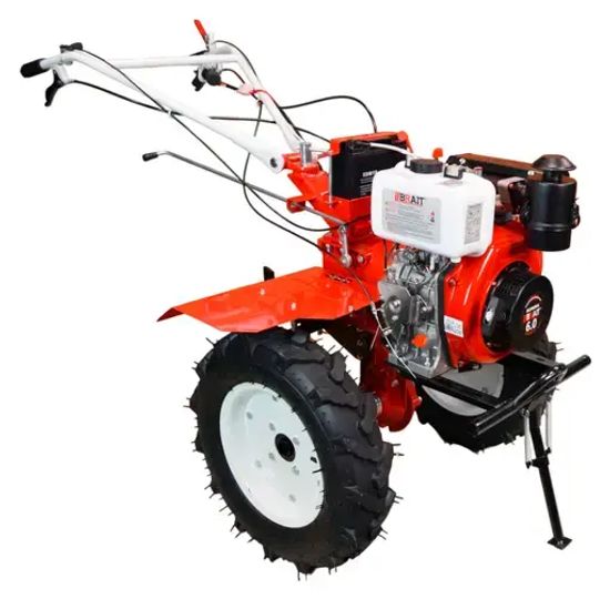 Мотоблок "BRAIT" BR-135 DEAPRO (6 л.с., дизель, эл. стартер, пониж. передача)