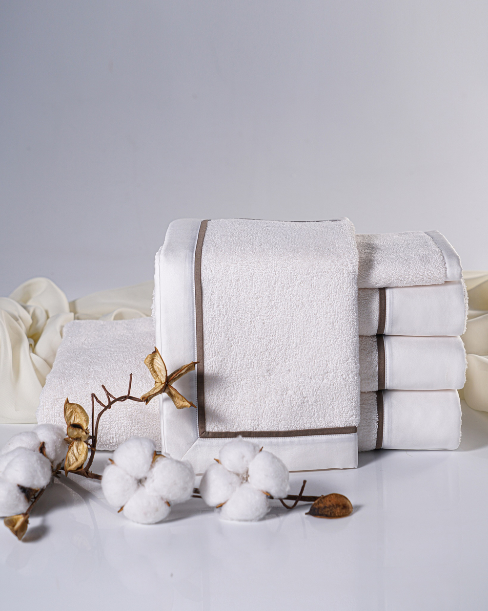 Набор полотенец 3шт Claire Batiste Atelier Brise слоновая кость