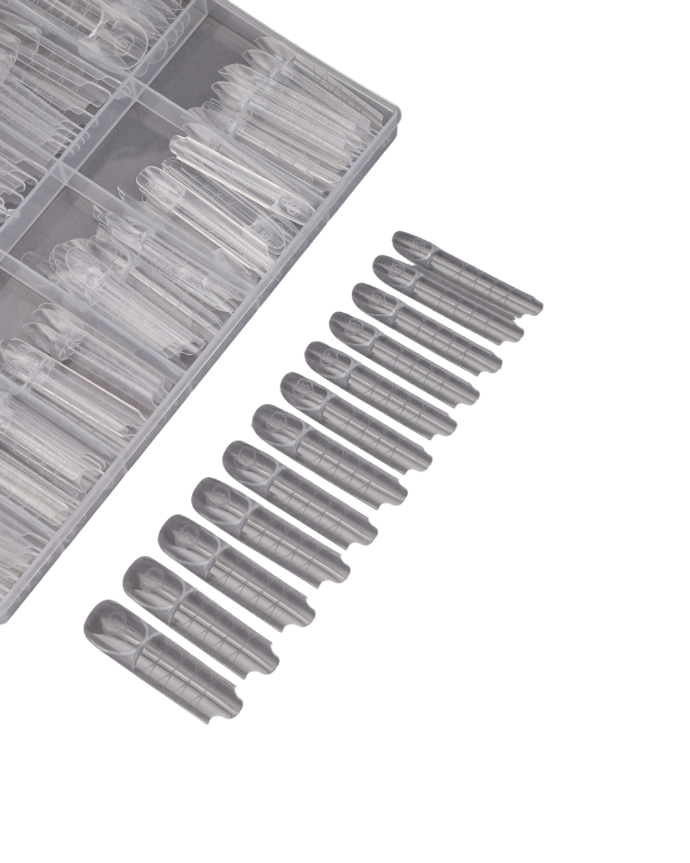 Верхние формы с бортиком для френча Pink House, 120 шт