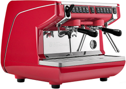 Рожковая кофемашина Nuova Simonelli Appia Life Compact 2Gr V 220V red+economizer+high groups (167632)