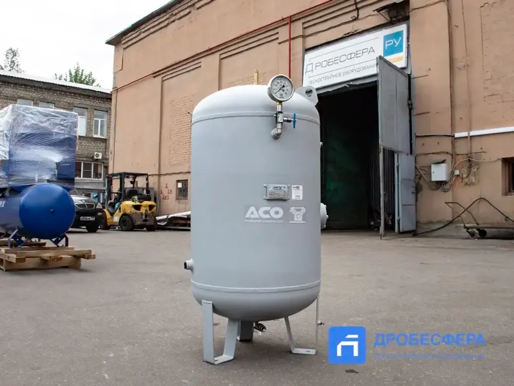 Ресивер для компрессора РВ 280-02/10 из нержавейки вертикальный