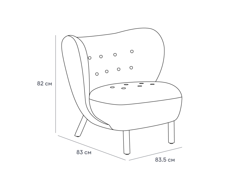 Кресло Lounge Wood