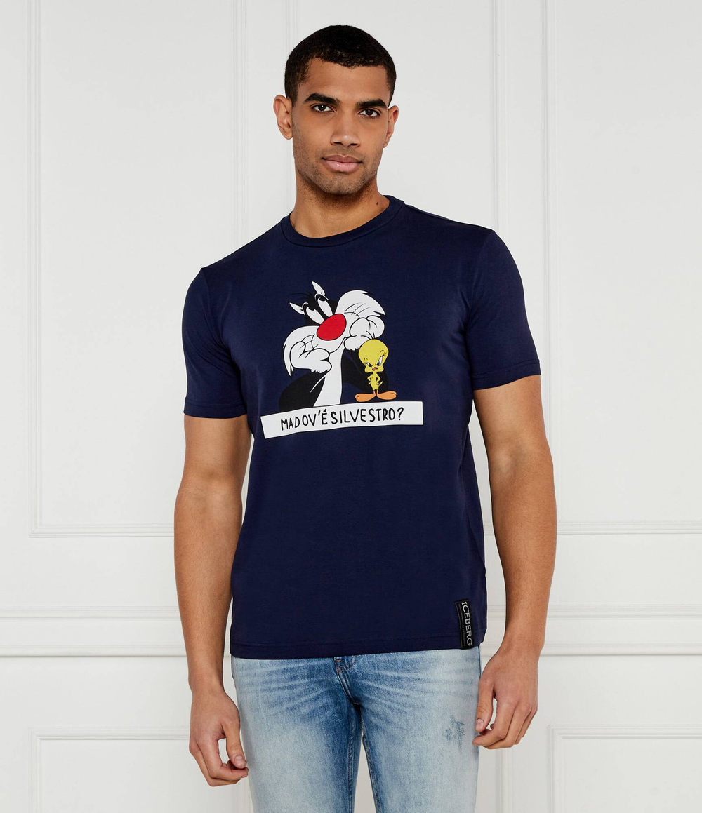 Футболка Iceberg - темно-синий(252 I1P F011 6318)