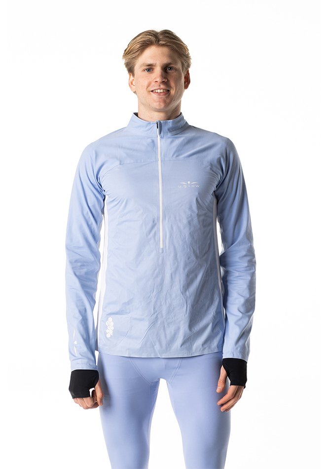 ЛОНГСЛИВ С МЕМБРАННОЙ ВСТАВКОЙ МУЖСКОЙ 3/4 ZIP LONG SLEEVE WIND BREAKER | SERENITY