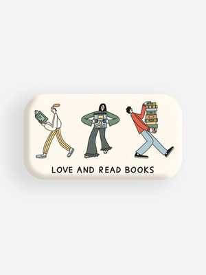 Стикер объемный «Love and read books»
