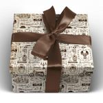 Упаковочная бумага (0,7*1 м) Ретро стиль, 1 шт.