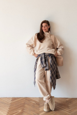 Анорак Арктика  для беременных и кормящих, Латте