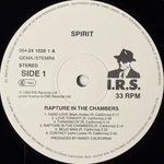Spirit ‎– Rapture In The Chambers (Европа 1989г.) Т