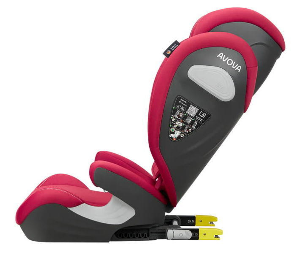 Автокресло Avova Sora Fix (15-36 кг, 100-150 см) Berry Pink