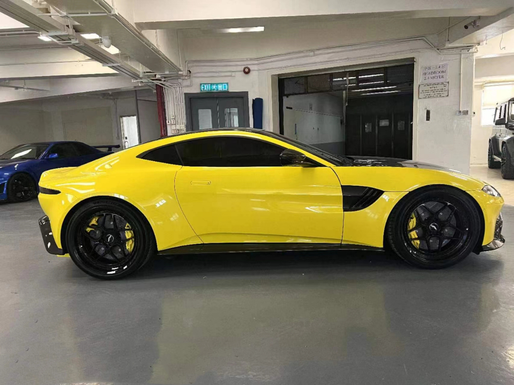 Карбоновые боковые юбки для ASTON MARTIN VANTAGE Астон Мартин Аэродинамический обвес