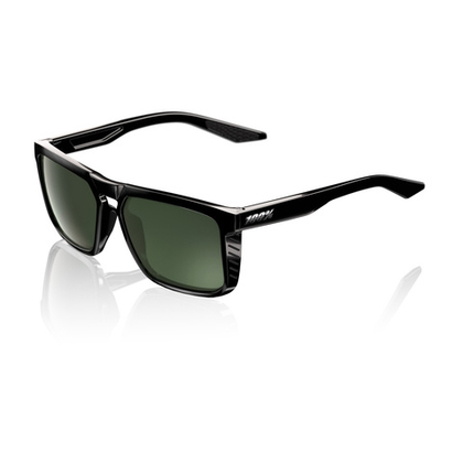 Спортивные очки 100% RENSHAW Polished Black - Grey-Green Lens