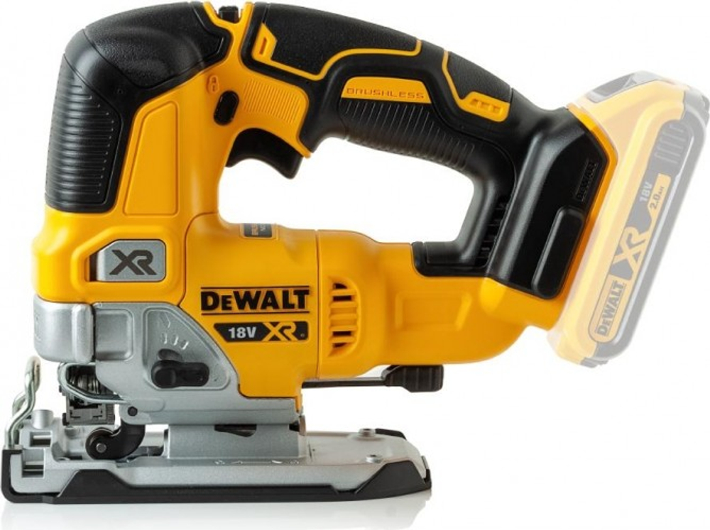 Аккумуляторный лобзик DeWALT DCS 334 N бесщеточный, без АКБ и ЗУ DCS334N-XJ