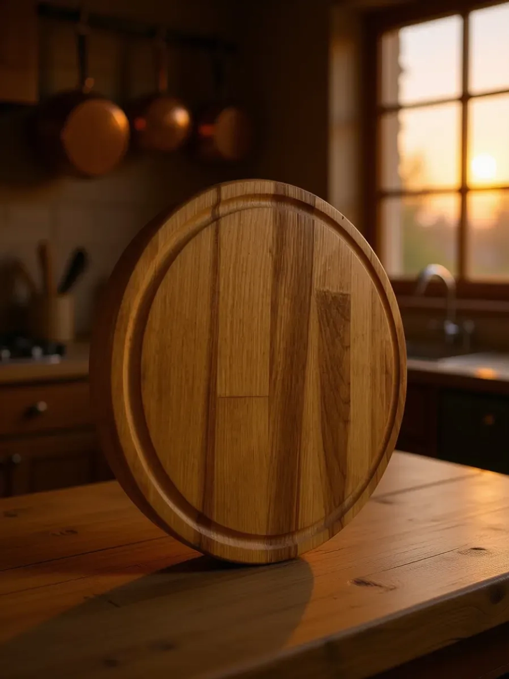 Доска Разделочная / сервировочная круглая D=28,3см