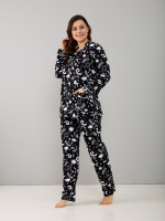Пижама с брюками КБ-093/ночь-черный