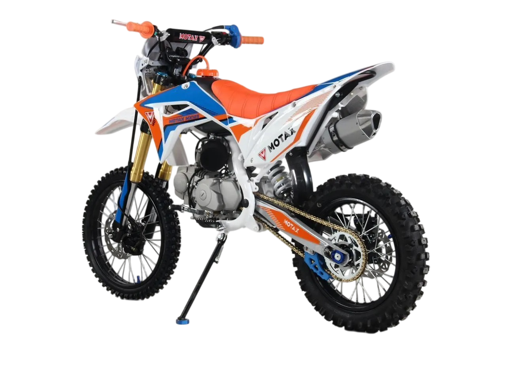Питбайк MOTAX MX 125 (17/14) черный-белый-оранжевый