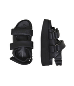 Кожаные босоножки nappa puffer INUIKII - черный(70106-150)