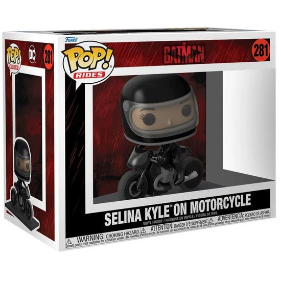 Фигурка Funko POP! Rides The Batman Selina Kyle on Motorcycle (281) 59287