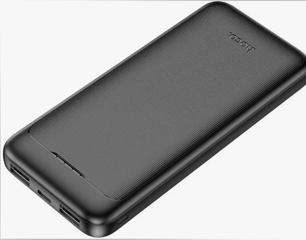 Внешний аккумулятор HOCO J111 10000mAh, 2A, MicroUSB/Type-C+2xUSB Black