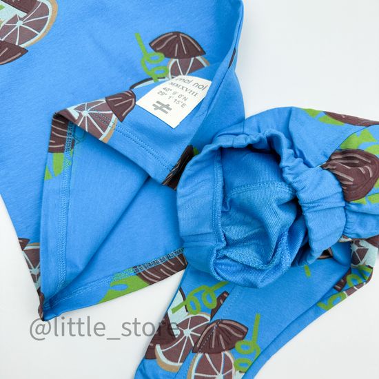 Комплект хлопковый Moi Noi, Кокосы на ярко-синем