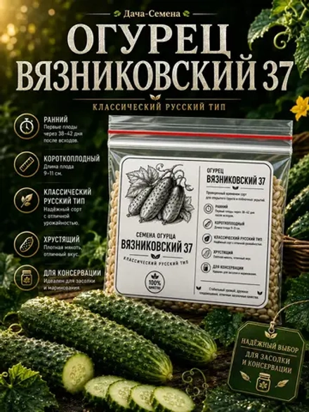 Семена огурца Вязниковский 37