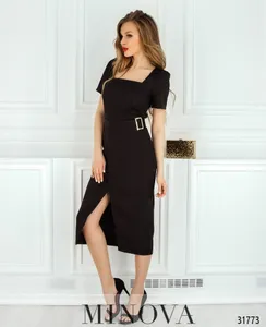Платье 8607-черный Minova
