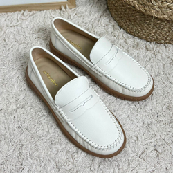 Женские мокасины Ortosalon 239-2 белые