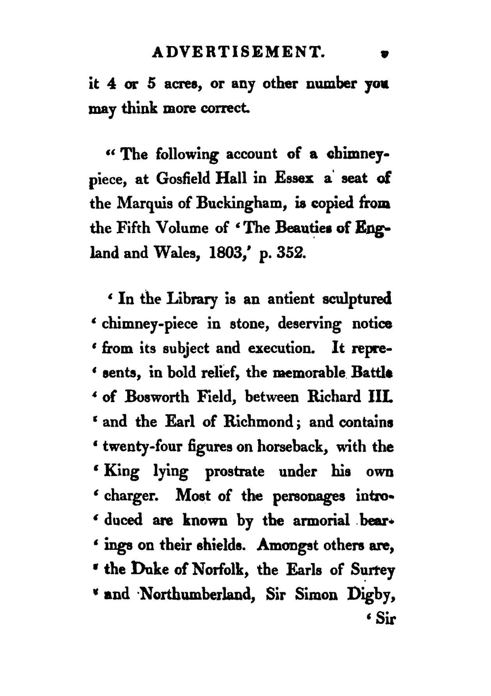 The Battle of Bosworth Field | William Hutton