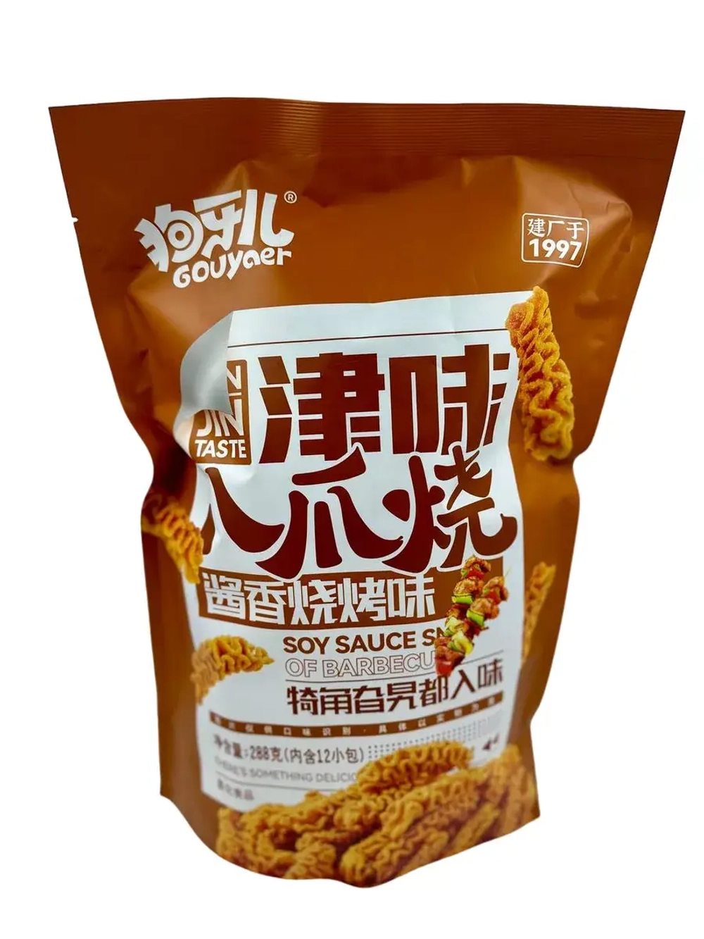 Рисовые чипсы Gouyaer со вкусом барбекю