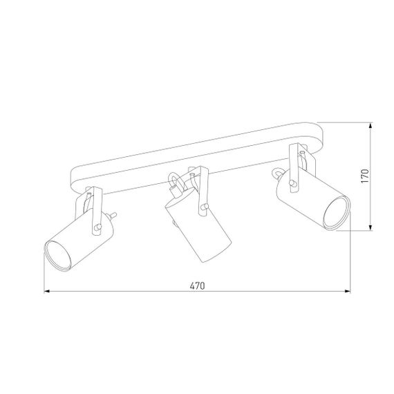 Спот TK Lighting 6502 Redo Black