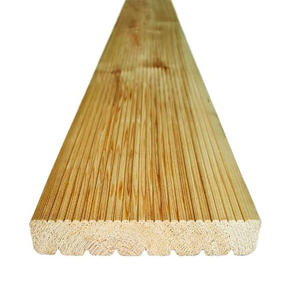 Террасная доска Вельвет из лиственницы 27х142х4000 фото 1