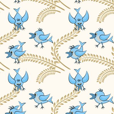 Злые птички и колоски