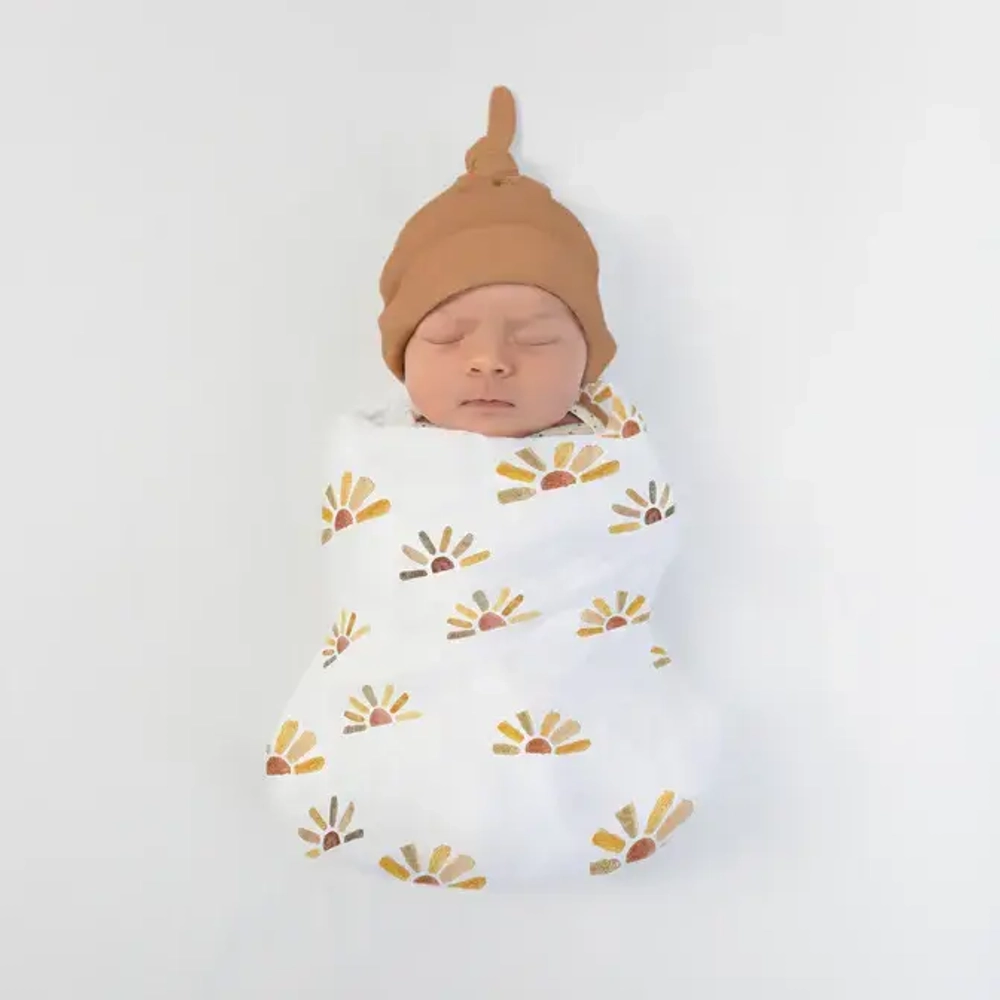 SwaddleDesigns Набор пеленок муслин 3 шт. - set of 3 - Bohemian Happiness - featuring  Watercolor Sunny Days