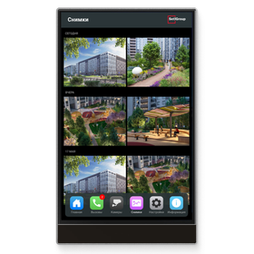 Монитор домофона BT-G081P/TH Butler (Черный) с настройкой