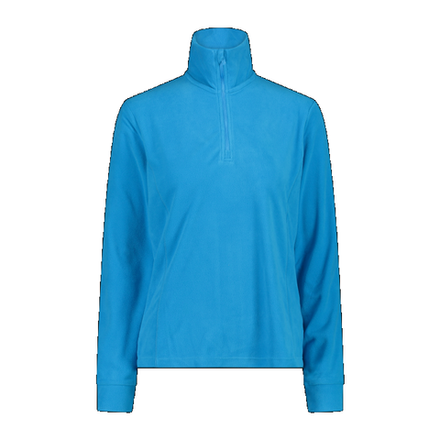 Толстовка флисовая CMP Women's Arctic Fleece turtleneck top, артикул 3G27836, цвет TURCHESE (L704)