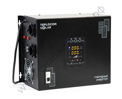 TEPLOCOM SOLAR-1500 многофункциональный инвертор 220В 1500ВА (1050Вт)