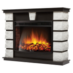 Портал Firelight Excalibur 30 камень белый, шпон венге