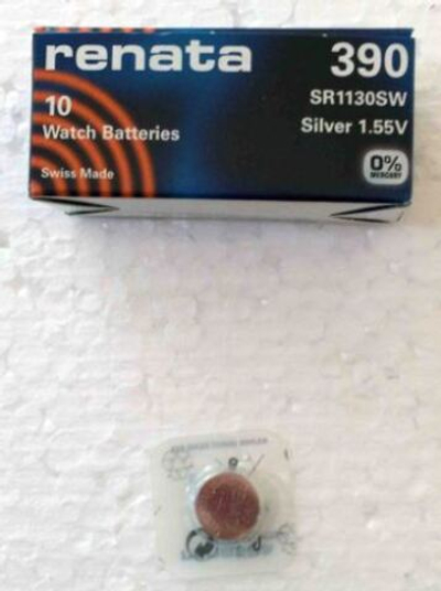 Элемент питания Renata 390 (SR1130SW) BL-1/10/100
